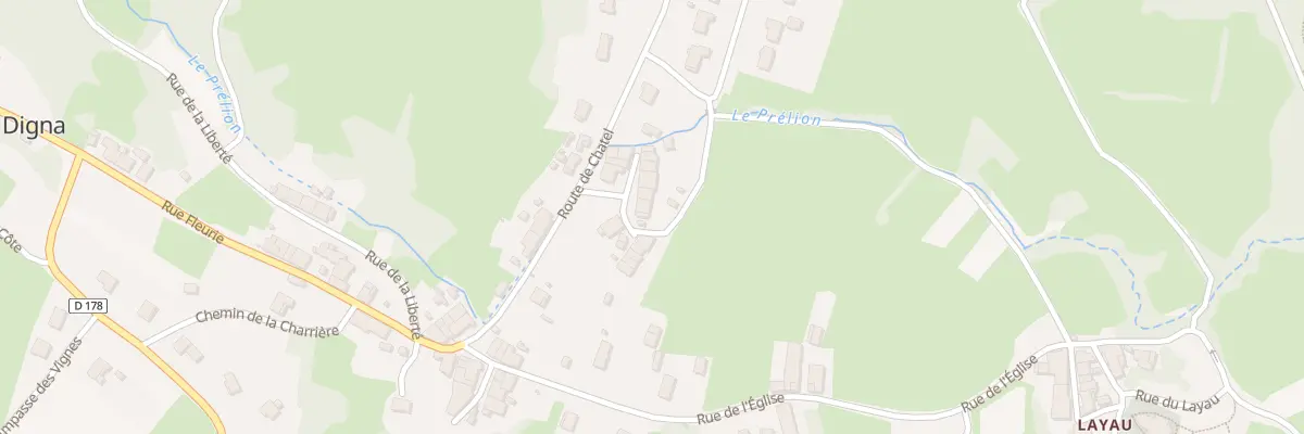 Plan du 14 Les Cours Perrot à Digna