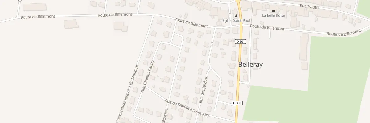 Plan du 5 Rue de la Blossière à Belleray