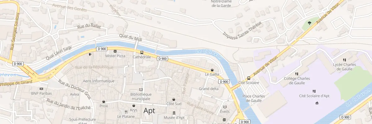 Plan du 143 Quai Général Leclerc à Apt