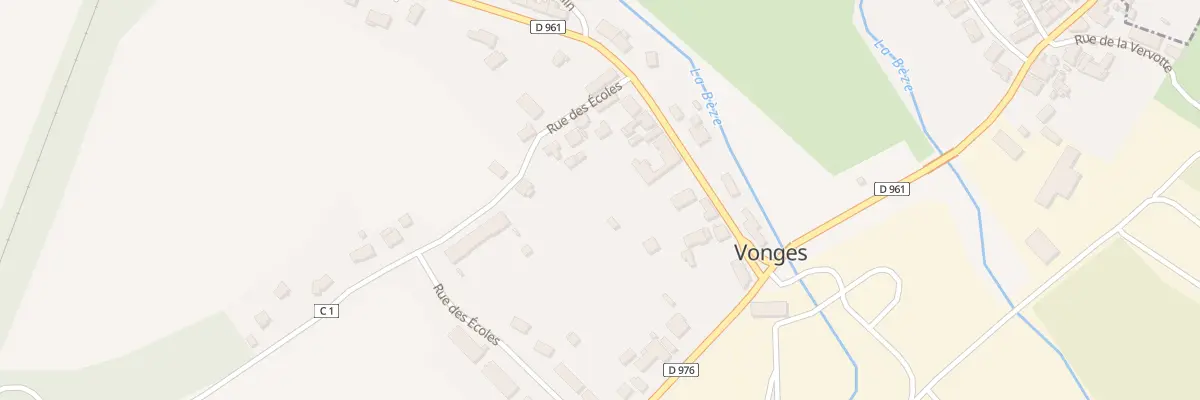 Plan du 13 Rte de Dijon à Vonges