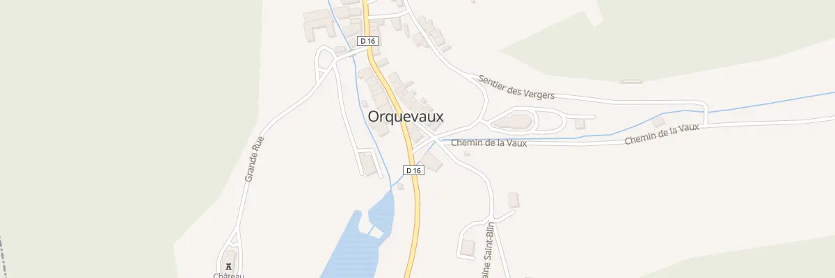 Plan du 2 Rue de la Vierge à Orquevaux