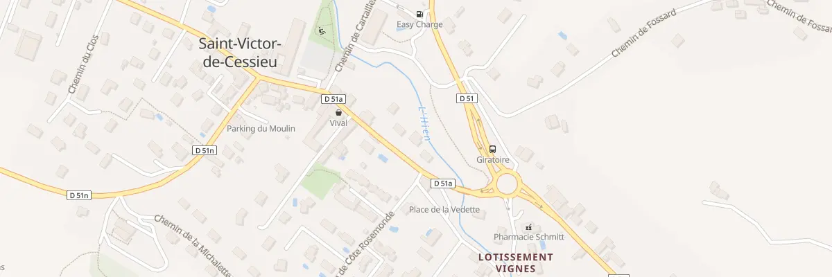 Plan du 225 Rte de Vaux à Saint-Victor-de-Cessieu