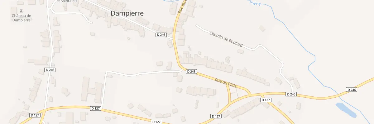 Plan du 5 Rue du Patis à Dampierre