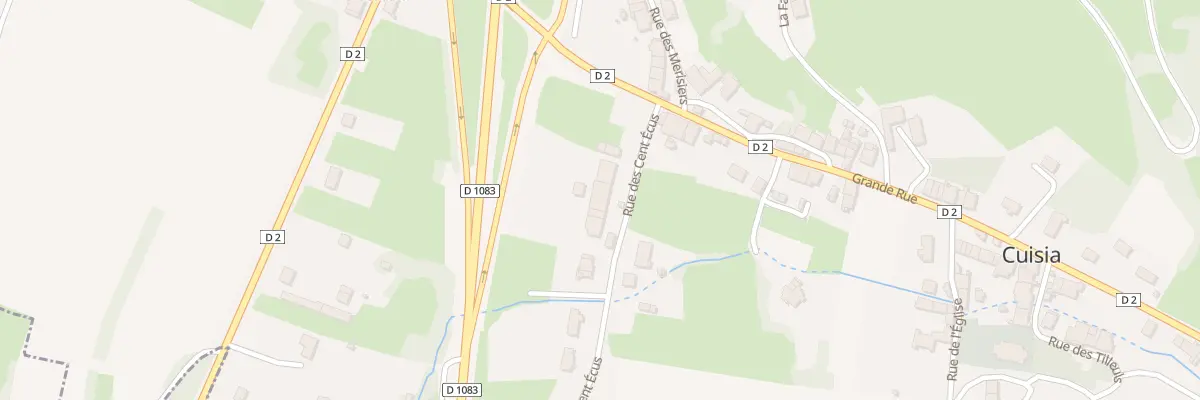 Plan du 6 Rue des Cent Écus à Cuisia