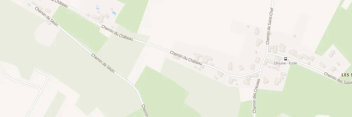 Plan du 736 Che du Chateau à Sermérieu