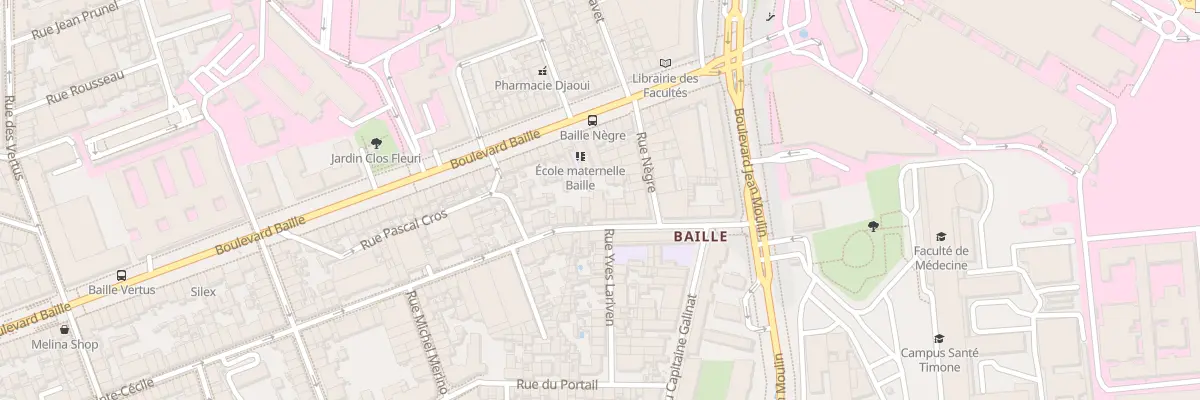 Plan du 201 Rue sainte cecile à Marseille 5e Arrondissement