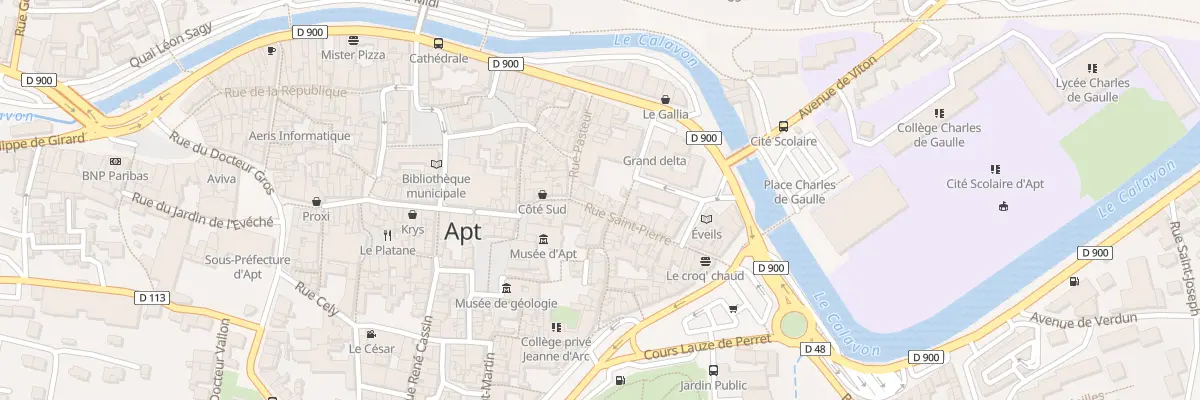 Plan du 53 Rue Saint Pierre à Apt