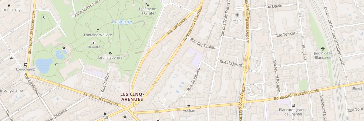 Plan du 44 Av des Chartreux à Marseille 4e Arrondissement