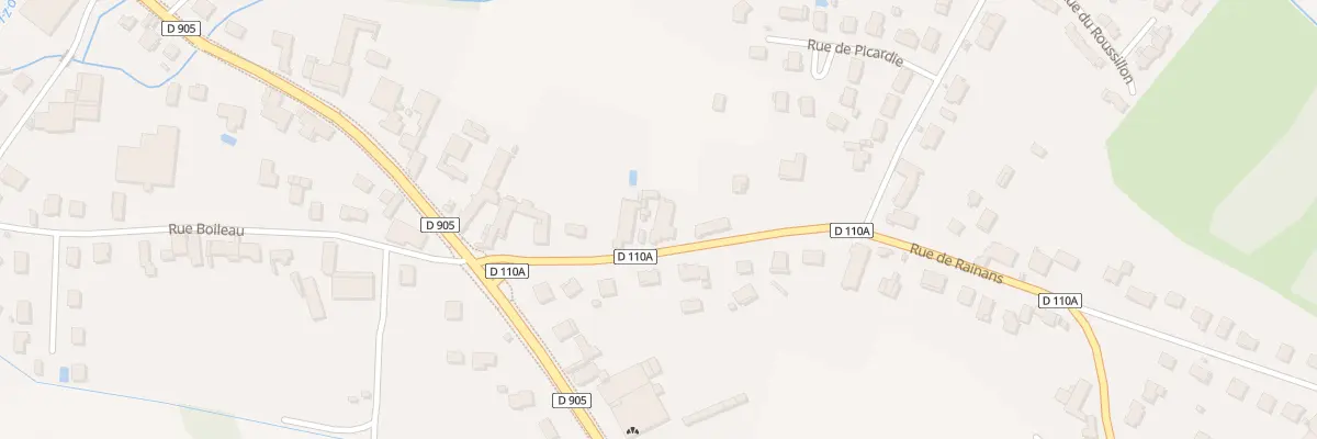 Plan du 8 Rue de Rainans à Auxonne