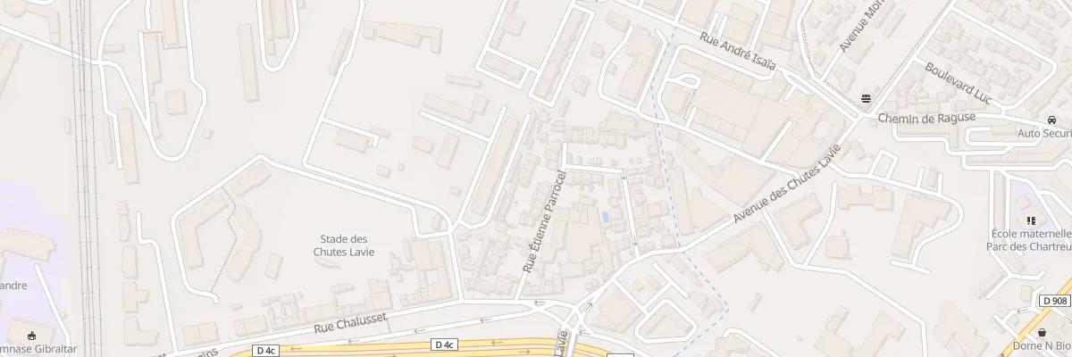 Plan du 23 Rue etienne parrocel à Marseille 13e Arrondissement
