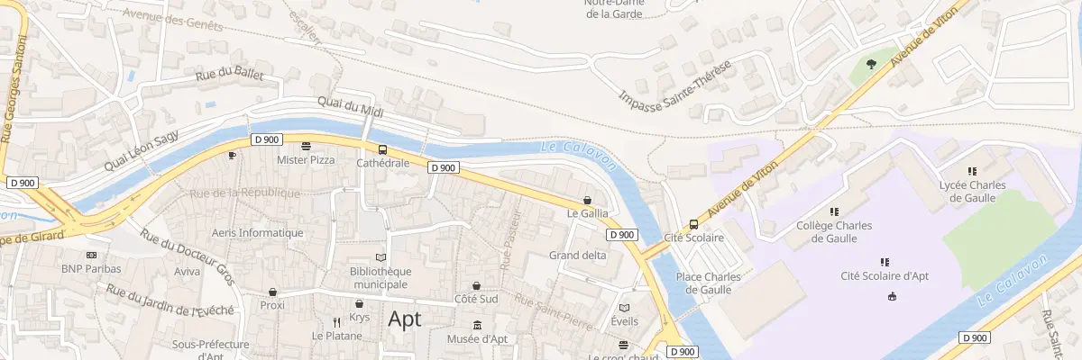 Plan du 179 Quai Général Leclerc à Apt