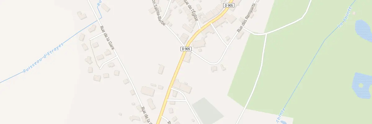 Plan du 1 Av de Verdun à Damvillers
