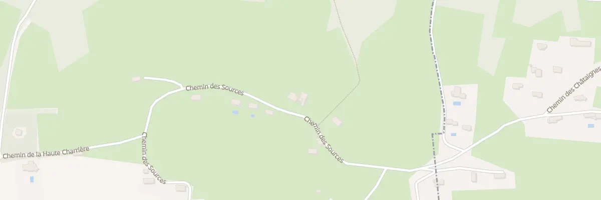 Plan du 631 Che des Sources à Bévenais