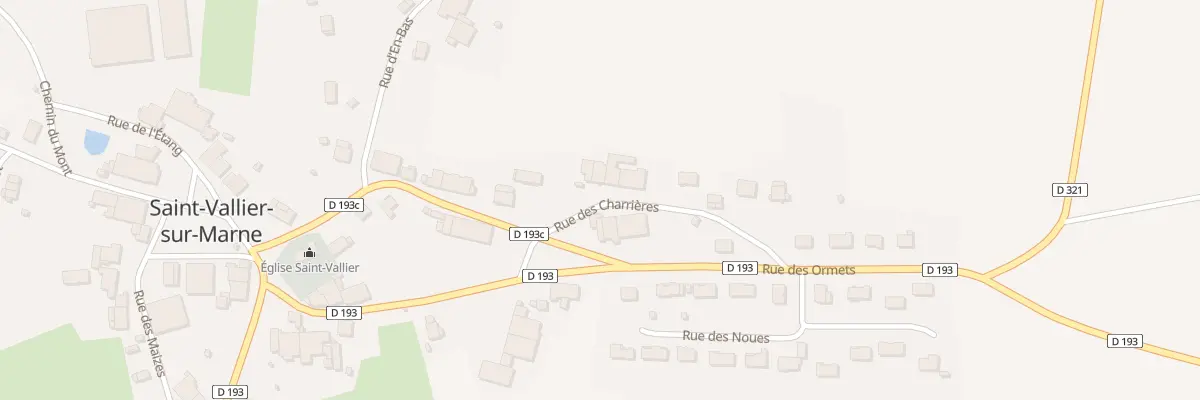 Plan du 19 Rue des Charrieres à Saint-Vallier-sur-Marne