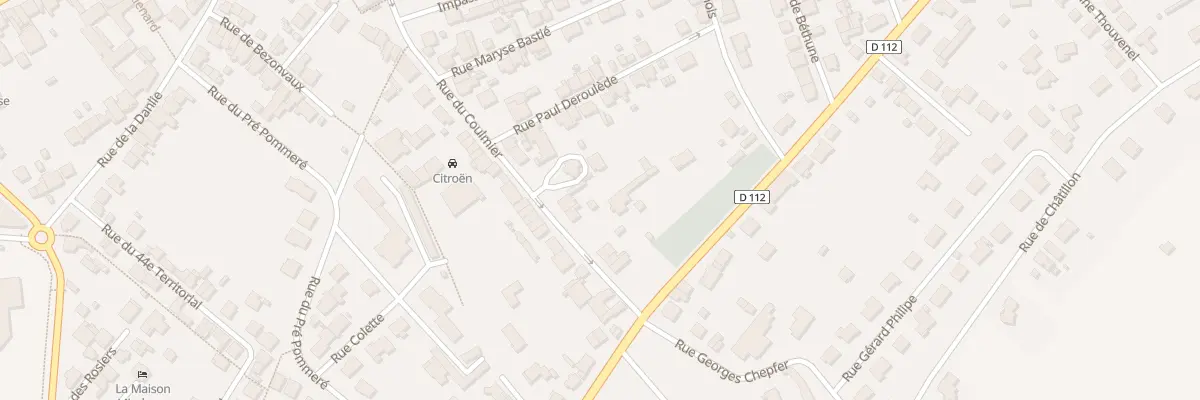 Plan du 24 Rue du Coulmier à Verdun