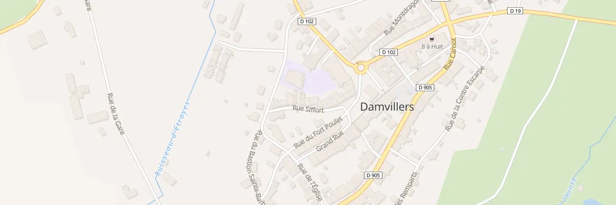 Plan du 10 Rue Siffort à Damvillers