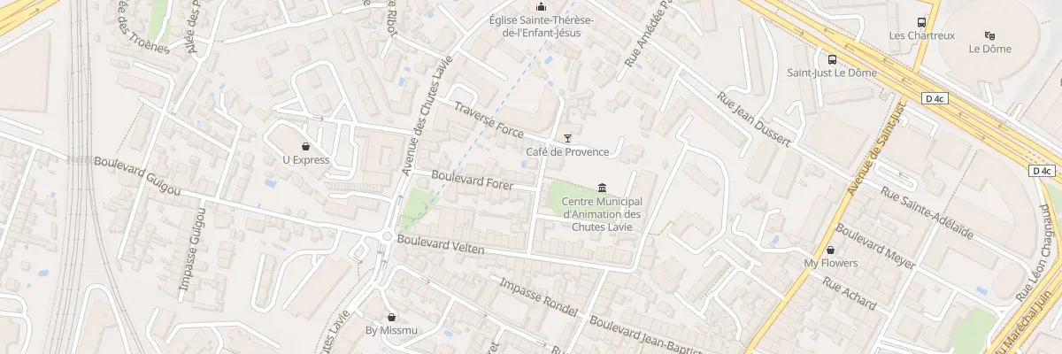 Plan du 15 Bd Forer à Marseille 4e Arrondissement