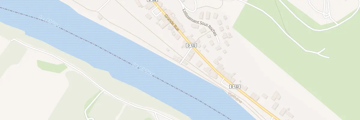 Plan du 2 Rue du Rhone à Sault-Brénaz
