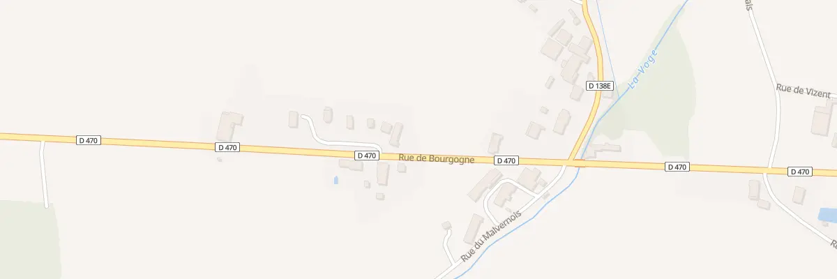 Plan du 263 Rue de Bourgogne à Cosges
