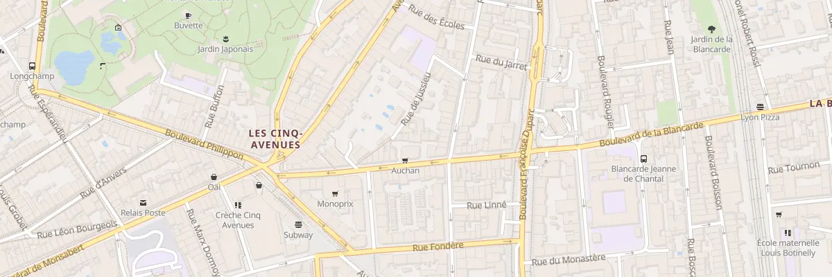 Plan du 37 Bd Blancarde à Marseille 4e Arrondissement