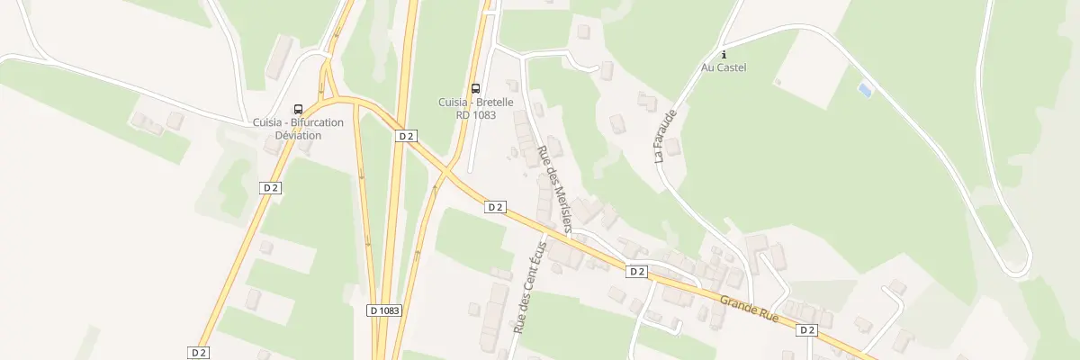 Plan du 5 Rue des Merisiers à Cuisia