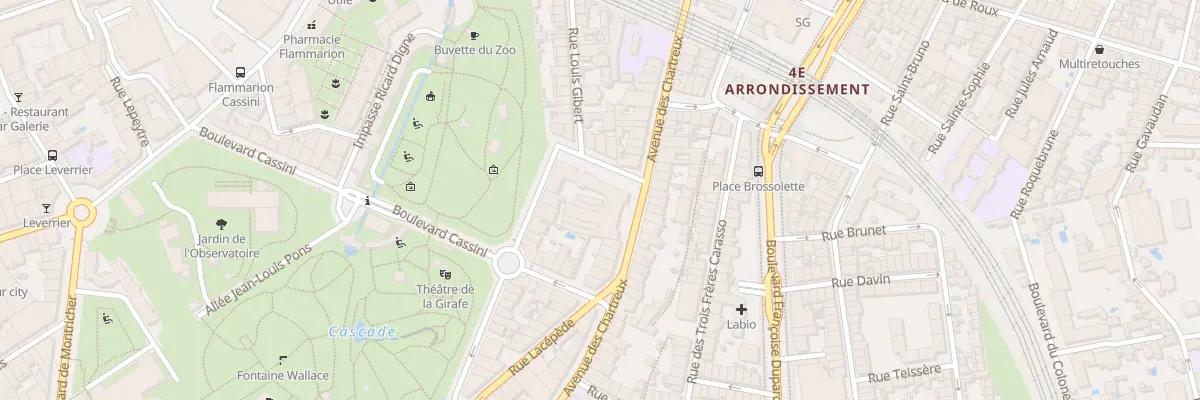 Plan du 71 Av des Chartreux à Marseille 4e Arrondissement