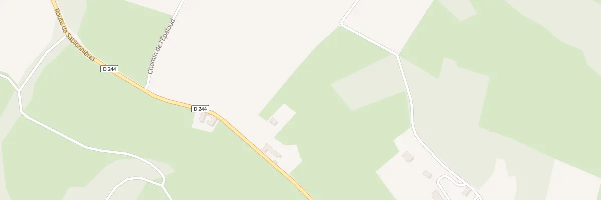 Plan du 460 Rte de Sablonniere à Sermérieu