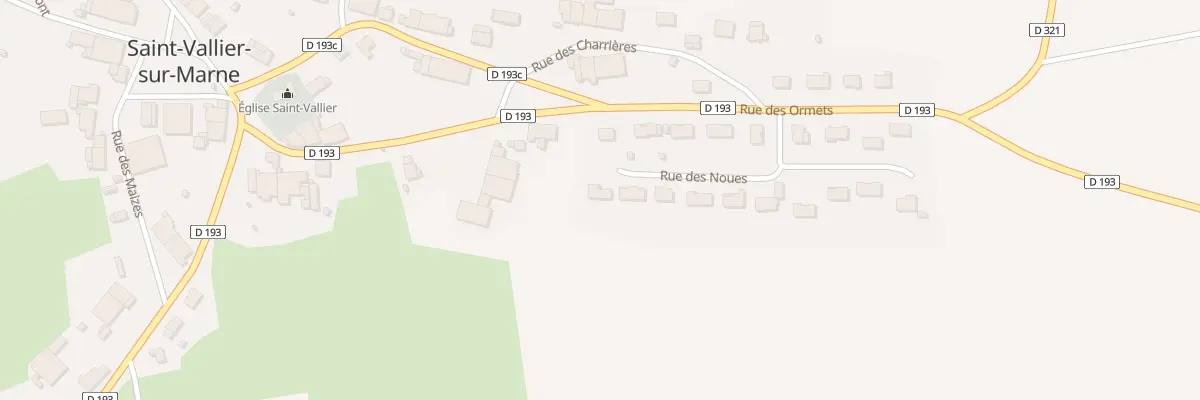 Plan du 20 Rue des Noues à Saint-Vallier-sur-Marne