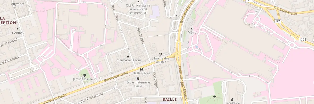 Plan du 187 Bd Baille à Marseille 5e Arrondissement
