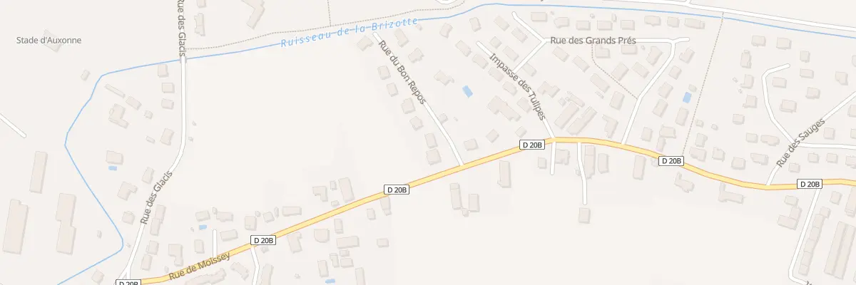 Plan du 4 Rue du Bon Repos à Auxonne