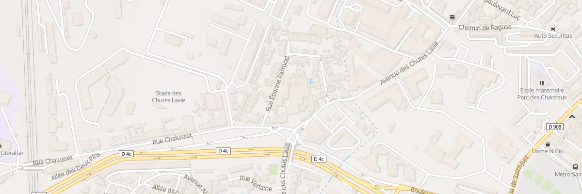 Plan du 8 Rue etienne parrocel à Marseille 13e Arrondissement
