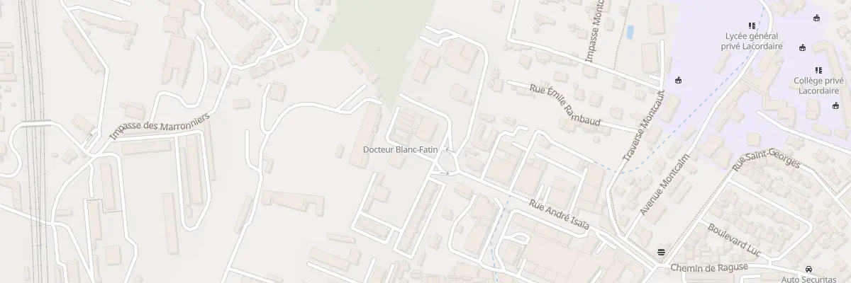 Plan du 1 Rue andre isaia à Marseille 13e Arrondissement