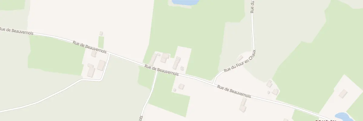 Plan du 13 Rue de Beauvernois à Mouthier-en-Bresse