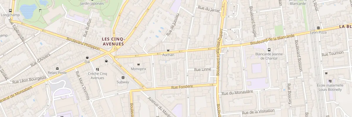 Plan du 38 Bd Blancarde à Marseille 4e Arrondissement