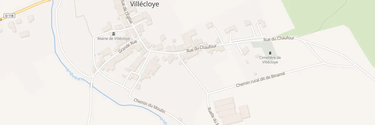 Plan du 8 Rue du Chaufour à Villécloye
