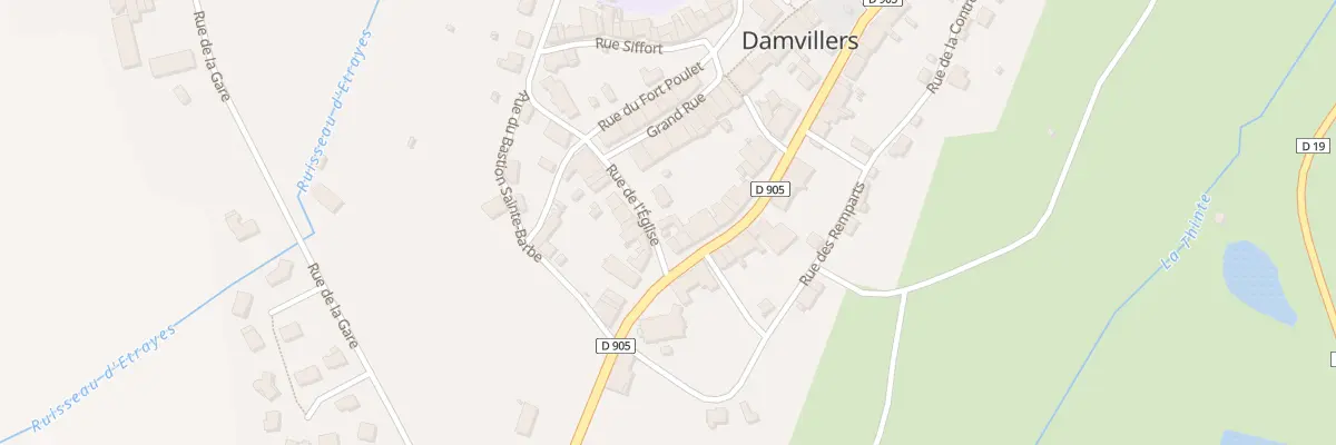 Plan du 1B Rue de l’Eglise à Damvillers