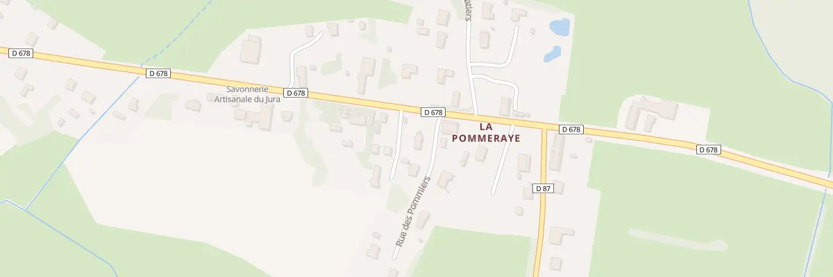 Plan du 28 Rue des Pommiers à Beaurepaire-en-Bresse