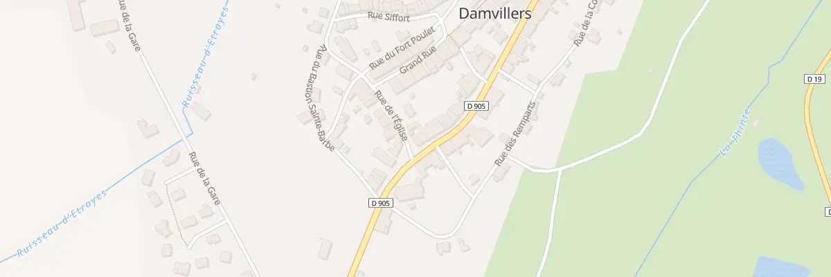 Plan du 3 Rue de l’Eglise à Damvillers