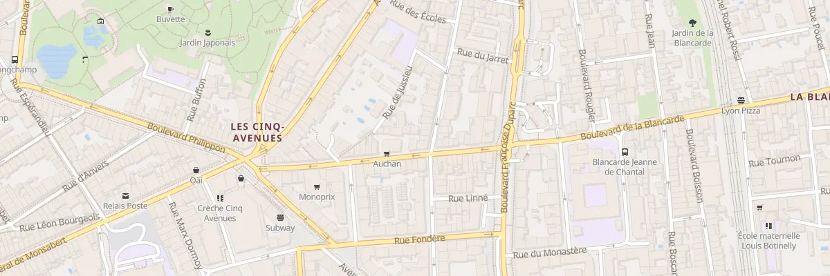 Plan du 45 Bd Blancarde à Marseille 4e Arrondissement