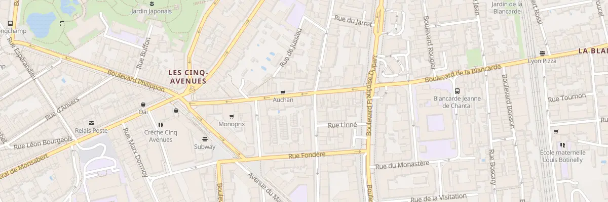 Plan du 42 Bd Blancarde à Marseille 4e Arrondissement