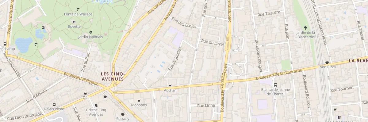 Plan du 15 Rue Trois Freres Carasso à Marseille 4e Arrondissement