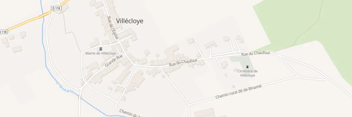 Plan du 15B Rue du Chaufour à Villécloye