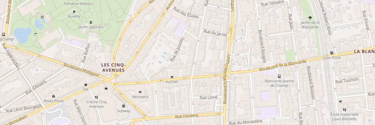 Plan du 9 Rue Trois Freres Carasso à Marseille 4e Arrondissement