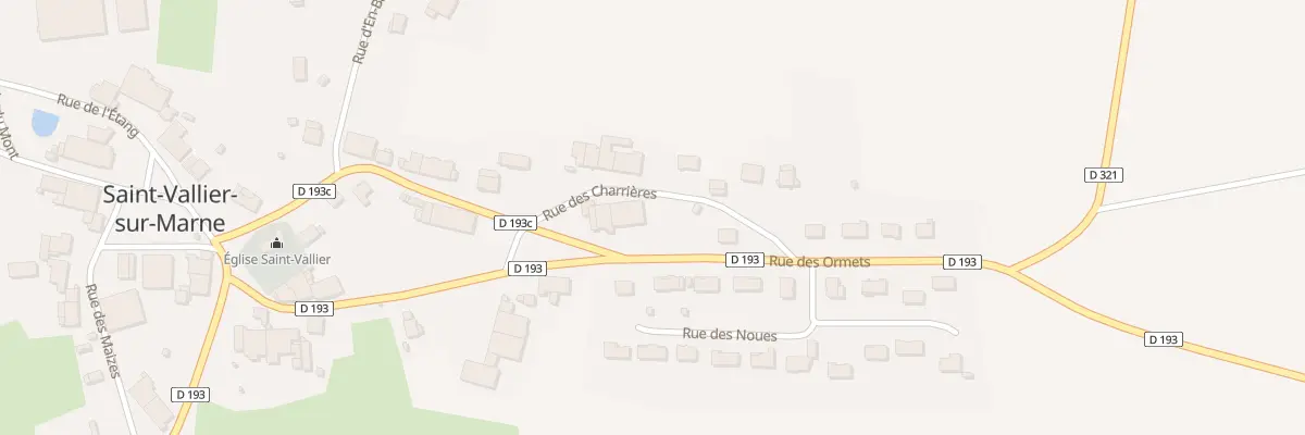 Plan du 1 Rue des Ormets à Saint-Vallier-sur-Marne