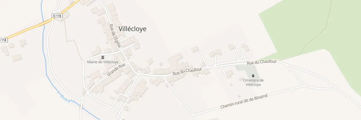 Plan du 17 Rue du Chaufour à Villécloye