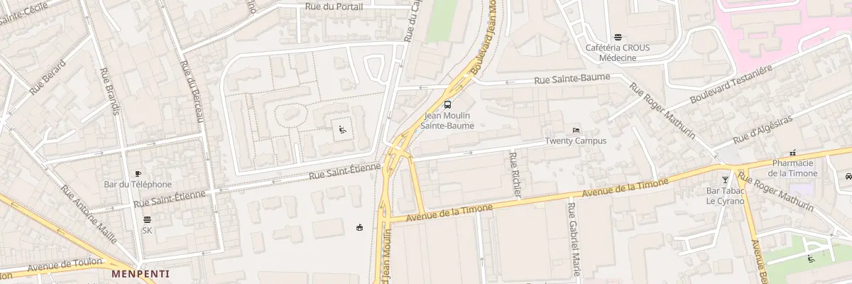 Plan du 9 Rue du canada à Marseille 10e Arrondissement