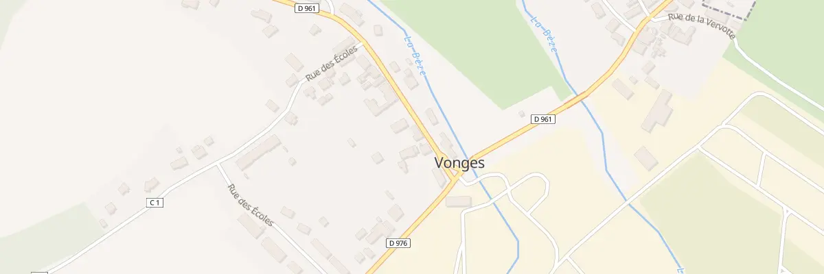 Plan du 7 Rte de Dijon à Vonges