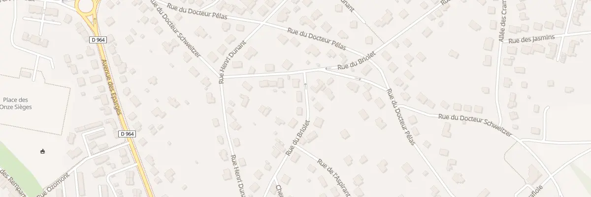 Plan du 23 Rue du Briolet à Verdun