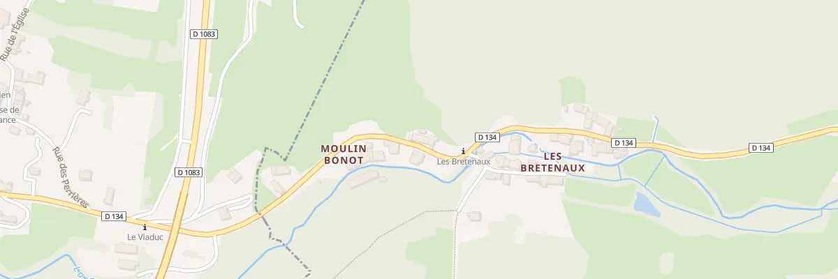 Plan du 506 Rte du Moulin Bonnot à Gizia