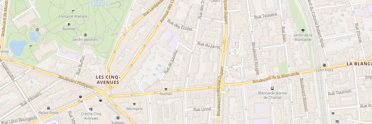 Plan du 17 Rue Trois Freres Carasso à Marseille 4e Arrondissement